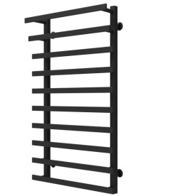 Полотенцесушитель водяной Deffi Breeze П10 500x1000 боковое левое подключение черный A.BZ.100.50.10.B.B