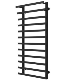 Полотенцесушитель водяной Deffi Breeze П12 500x1200 нижнее подключение черный A.BZ.120.50.12.B.A