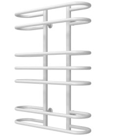 Полотенцесушитель водяной Deffi Британика П7 600х800 нижнее подключение белый C.BR.80.60.7.W.A