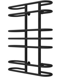 Полотенцесушитель водяной Deffi Британика П7 600х800 нижнее подключение черный C.BR.80.60.7.B.A