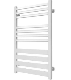 Полотенцесушитель водяной Deffi Diamant П11 500х800 боковое левое подключение белый A.DT.80.50.11.W.B