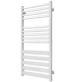 Полотенцесушитель водяной Deffi Diamant П14 500х1000 нижнее подключение белый A.DT.100.50.14.W.A