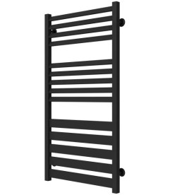 Сушка для рушників водяна Deffi Diamant П14 500х1000 нижнє підключення чорний A.DT.100.50.14.B.A