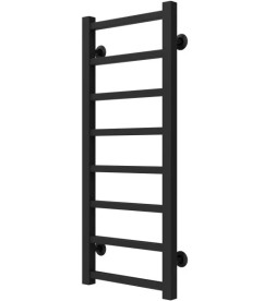 Полотенцесушитель водяной Deffi Forest П8 200х800 нижнее подключение черный A.FR.80.20.8.B.A