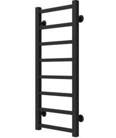 Полотенцесушитель водяной Deffi Forest П8 200х800 боковое левое подключение черный A.FR.80.20.8.B.B