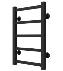 Полотенцесушитель водяной Deffi Forest П5 300х500 боковое левое подключение черный A.FR.50.30.5.B.B