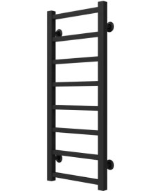 Сушка для рушників водяна Deffi Forest П8 300х800 бічне ліве підключення чорний A.FR.80.30.8.B.B