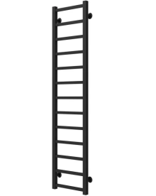 Полотенцесушитель водяной Deffi Forest П13 300х1400 нижнее подключение черный A.FR.140.30.13.B.A