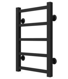 Полотенцесушитель водяной Deffi Forest П5 400х500 боковое правое подключение черный A.FR.50.40.5.B.C