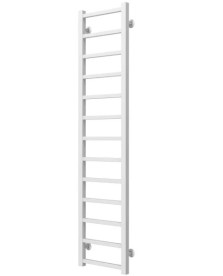 Полотенцесушитель водяной Deffi Forest П13 400х1400 нижнее подключение белый A.FR.140.40.13.W.A