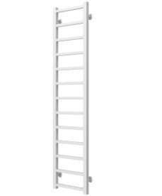 Полотенцесушитель водяной Deffi Forest П13 400х1400 боковое правое подключение белый A.FR.140.40.13.W.C