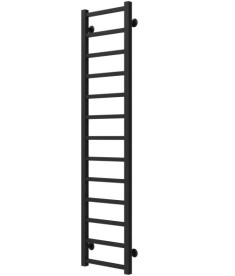 Сушка для рушників водяна Deffi Forest П13 400х1400 бічне праве підключення чорний A.FR.140.40.13.B.C