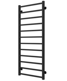 Полотенцесушитель водяной Deffi Forest П12 500х1200 нижнее подключение черный A.FR.120.50.12.B.A