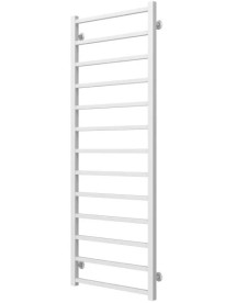 Полотенцесушитель водяной Deffi Forest П13 500х1400 боковое левое подключение белый A.FR.140.50.13.W.B