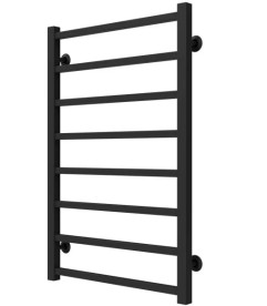 Полотенцесушитель водяной Deffi Forest П8 600х800 боковое правое подключение черный A.FR.80.60.8.B.C