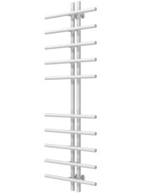 Полотенцесушитель водяной Deffi Gray П10 60х1450 нижнее подключение белый A.GY.145.6.10.W.A