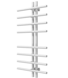 Сушка для рушників водяна Deffi Gray П8 60х1000 нижнє підключення білий A.GY.100.6.8.W.A