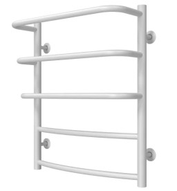 Сушка для рушників водяна Deffi Каскад Дуга П5 500х600 бічне ліве підключення білий C.KD.60.50.5.W.B