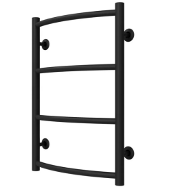 Сушка для рушників водяна Deffi Класик П4 400х600 нижнє підключення чорний C.DK.60.40.4.B.A