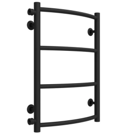 Сушка для рушників водяна Deffi Класик П4 400х600 бічне ліве підключення чорний C.DK.60.40.4.B.B