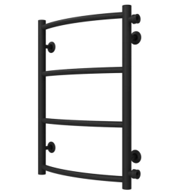 Полотенцесушитель водяной Deffi Классик П4 400х600 боковое правое подключение черный C.DK.60.40.4.B.C