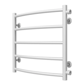 Полотенцесушитель водяной Deffi Классик П5 500х500 боковое правое подключение белый C.DK.50.50.5.W.C
