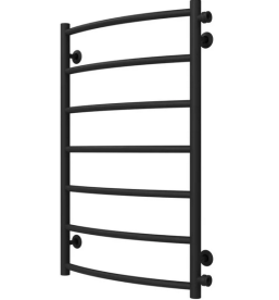 Полотенцесушитель водяной Deffi Классик П7 500х800 боковое правое подключение черный C.DK.80.50.7.B.C