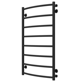 Сушка для рушників водяна Deffi Класик П8 500х900 бічне праве підключення чорний C.DK.90.50.8.B.C