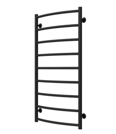 Полотенцесушитель водяной Deffi Классик П9 500х1000 нижнее подключение черный C.DK.100.50.9.B.A