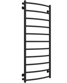 Полотенцесушитель водяной Deffi Классик П11 500х1200 боковое левое подключение черный C.DK.120.50.11.B.B