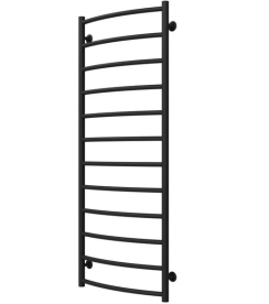 Полотенцесушитель водяной Deffi Классик П12 500х1300 нижнее подключение черный C.DK.130.50.12.B.A