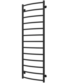 Полотенцесушитель водяной Deffi Классик П13 500х1400 нижнее подключение черный C.DK.140.50.13.B.A