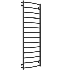 Полотенцесушитель водяной Deffi Классик П14 500х1500 боковое левое подключение черный C.DK.150.50.14.B.B
