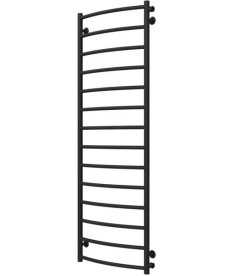 Полотенцесушитель водяной Deffi Классик П14 500х1500 боковое правое подключение черный C.DK.150.50.14.B.C