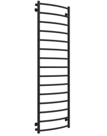 Полотенцесушитель водяной Deffi Классик П15 500х1600 боковое левое подключение черный C.DK.160.50.15.B.B