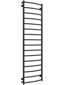 Сушка для рушників водяна Deffi Класик П16 500х1700 бічне ліве підключення чорний C.DK.170.50.16.B.B