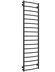 Полотенцесушитель водяной Deffi Классик П17 500х1800 боковое левое подключение черный C.DK.180.50.17.B.B