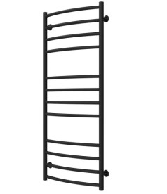 Полотенцесушитель водяной Deffi Классик Элит П12 500х1200 боковое правое подключение черный C.KE.120.50.12.B.C