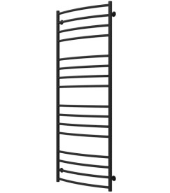 Полотенцесушитель водяной Deffi Классик Элит П16 600х1600 нижнее подключение черный C.KE.160.60.16.B.A