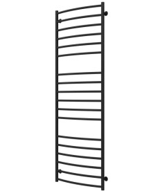 Сушка для рушників водяна Deffi Класик Еліт П18 600х1800 нижнє підключення чорний C.KE.180.60.18.B.A