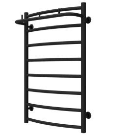 Полотенцесушитель водяной Deffi Классик N П8 500х800 нижнее подключение черный C.KN.80.50.8.B.A