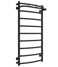 Полотенцесушитель водяной Deffi Классик N П8 500х1000 боковое левое подключение черный C.KN.100.50.9.B.B