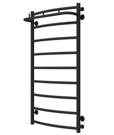Полотенцесушитель водяной Deffi Классик N П8 500х1000 боковое правое подключение черный C.KN.100.50.9.B.C