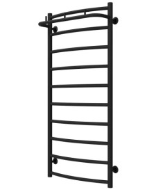 Полотенцесушитель водяной Deffi Классик N П10 500х1100 нижнее подключение черный C.KN.110.50.10.B.A
