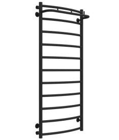 Сушка для рушників водяна Deffi Класик N П11 500х1200 бічне ліве підключення чорний C.KN.120.50.11.B.B