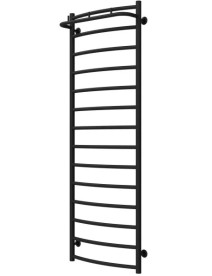Сушка для рушників водяна Deffi Класик N П14 500х1500 нижнє підключення чорний C.KN.150.50.14.B.A