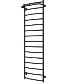 Сушка для рушників водяна Deffi Класик N П15 500х1600 нижнє підключення чорний C.KN.160.50.15.B.A