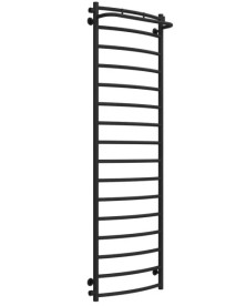 Полотенцесушитель водяной Deffi Классик N П16 500х1700 боковое левое подключение черный C.KN.170.50.16.B.B
