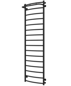 Полотенцесушитель водяной Deffi Классик N П16 500х1700 боковое правое подключение черный C.KN.170.50.16.B.C