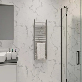 Полотенцесушитель водяной Deffi Lima П15 300х1000 нижнее подключение хром A.LI.100.30.15.C.A